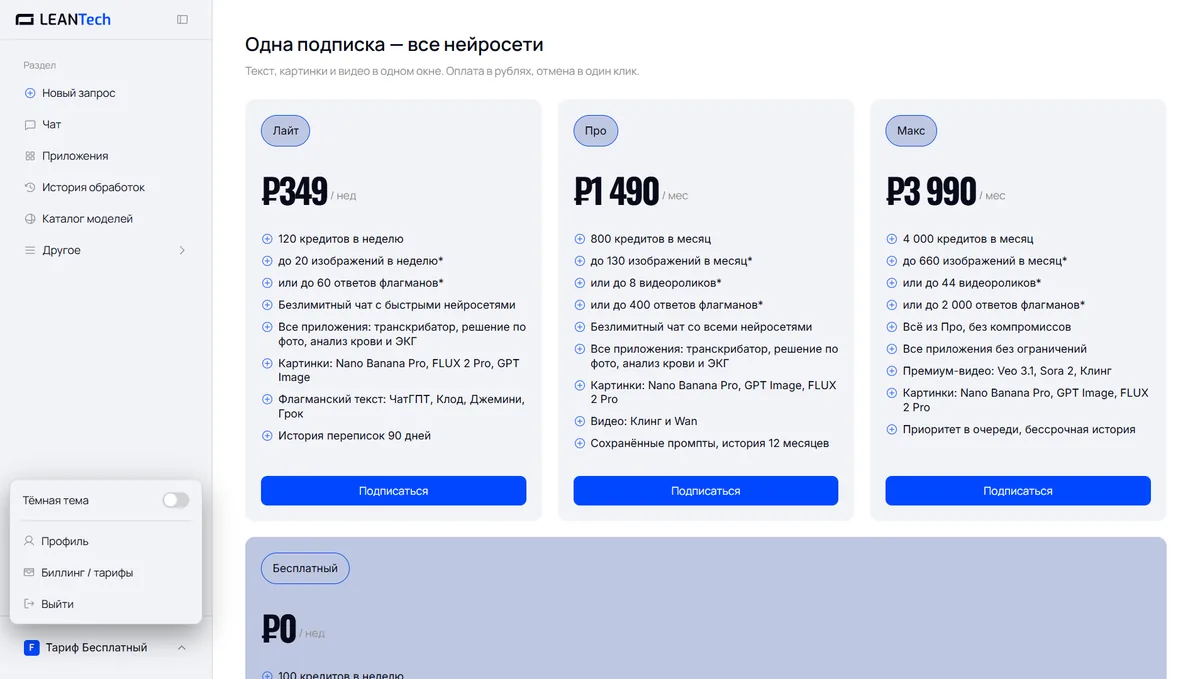 Оплата Perchance AI картой РФ